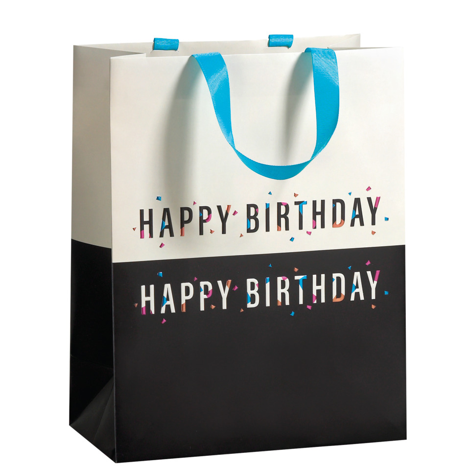 geschenkverpackung, tragetasche, geburtstag, zweifarbig, geschenktüte