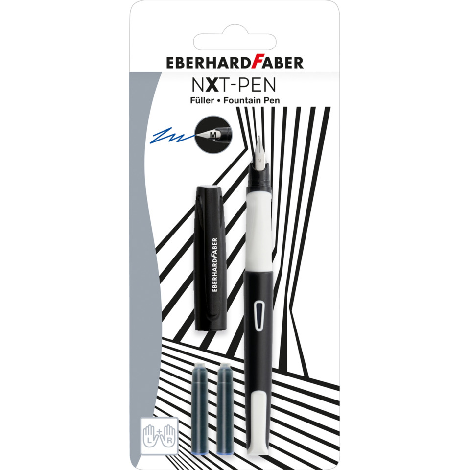 Füllfederhalter, Nib, Tintenbehälter, Clip, Verpackung