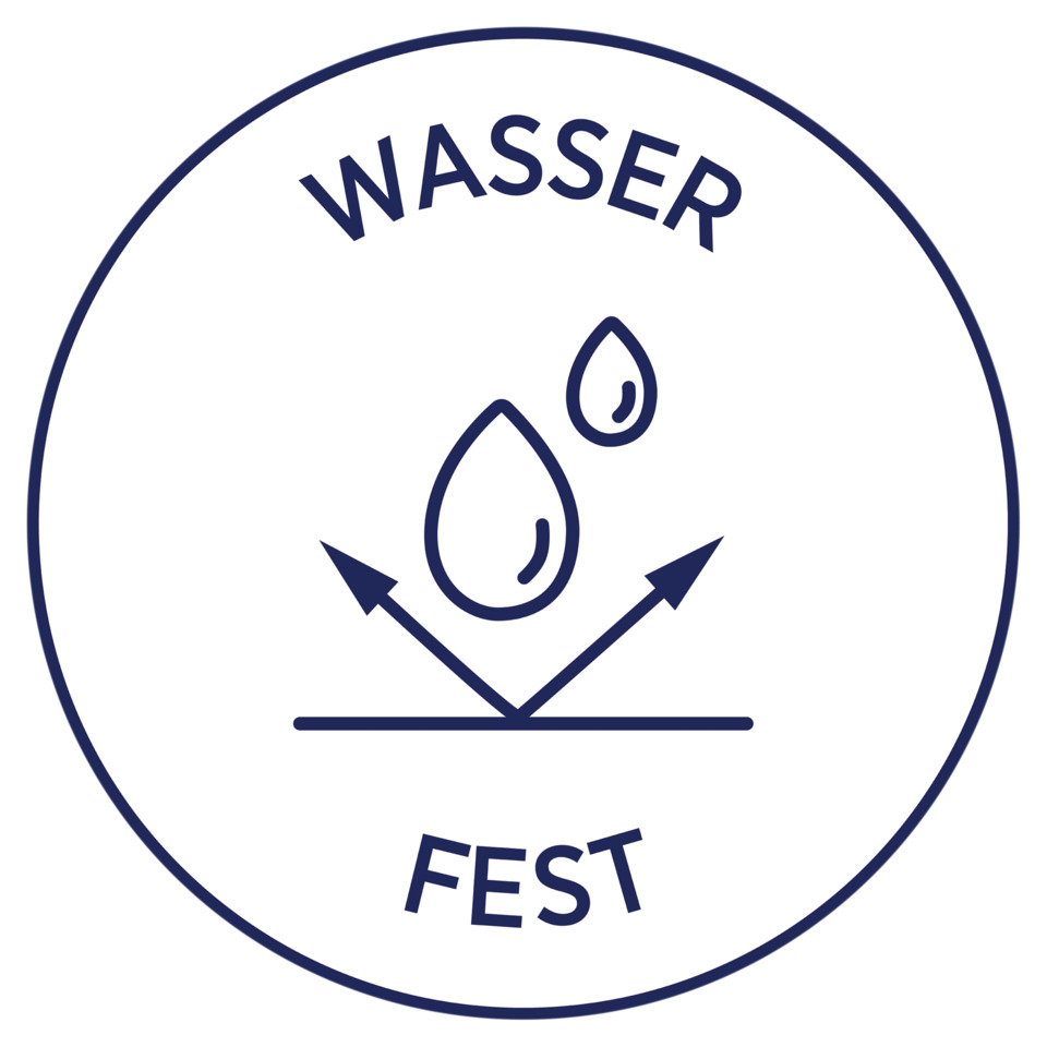 Wasserfest, Symbol, Wassertropfen, Dauerhaft, Kennzeichnung, wasserfest, regensicher, wasserdicht, wasserbeständig, flüssigkeitsresistent