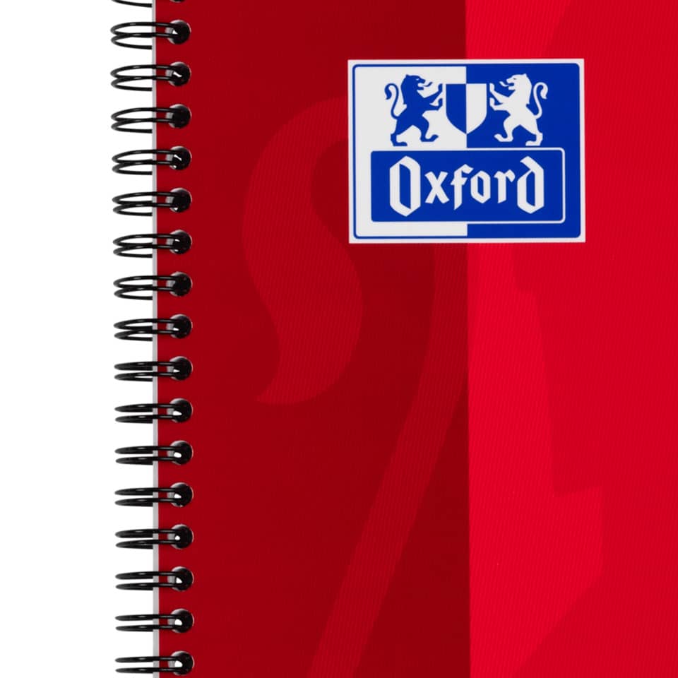 Oxford, Notebook, Spiral, Red, Cover