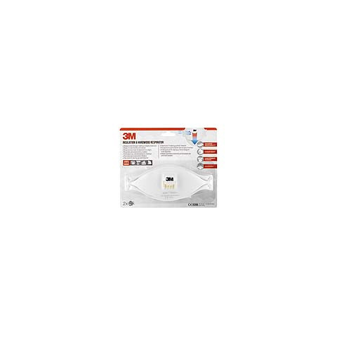 Atemschutzmaske FFP3 Aura Comfort Cool Flow Venti, 2er Pack, weiß 3M 9332-2