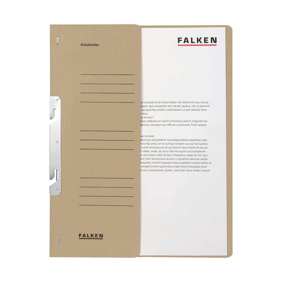 Notizheft, Klemmbinder, A5, karton, FALKEN
