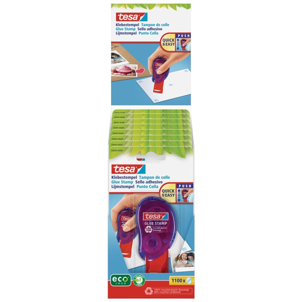 Klebestempel, Kleberstempel, Tesa Stempel, Schmalsegel, Nachfüllpackung