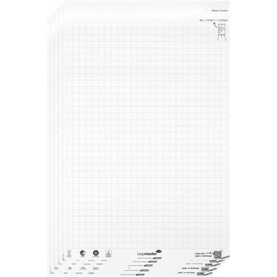 Graph-Papier, Gitter-Notizbuch, A4 Blatt, Weißes Papier, Linealpapier