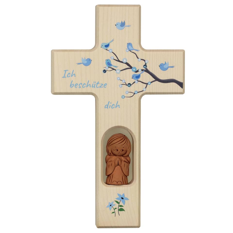 Kreuz, Holzkunst, Kunsthandwerk, Kinderkreuz, Figur