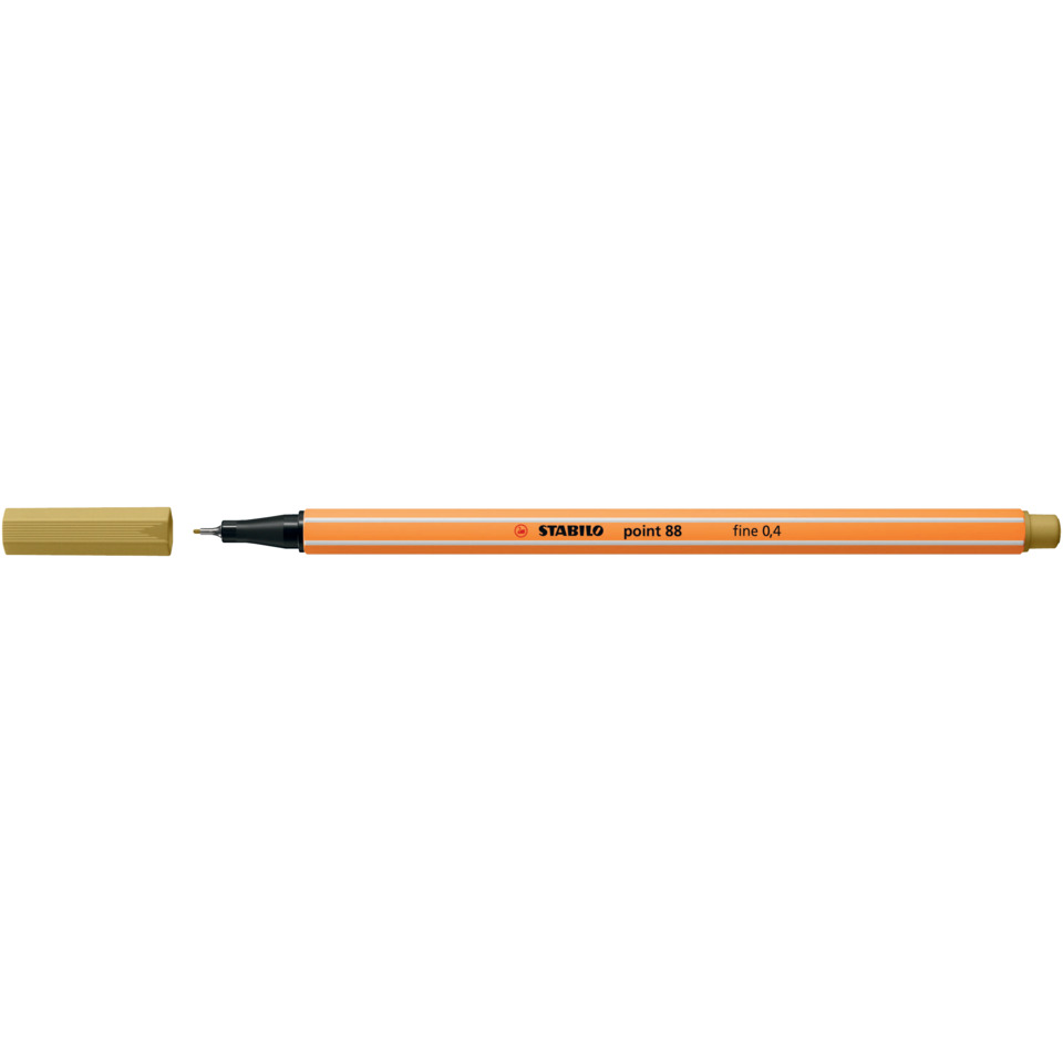 Marker, Stift, Fineliner, Orange, Stabilo