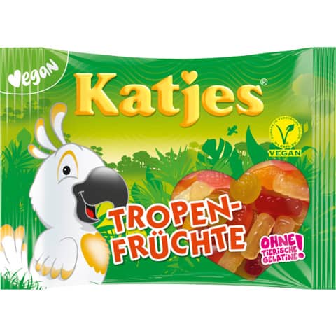 Fruchtgummi Tropen-Früchte, 175g, vegan KATJES 5916272004