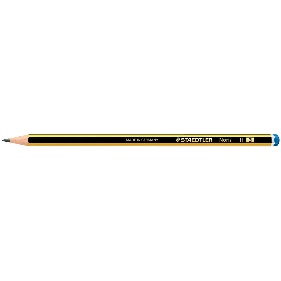 Bleistift, Nr.3, HB, gelb, Made in Germany
