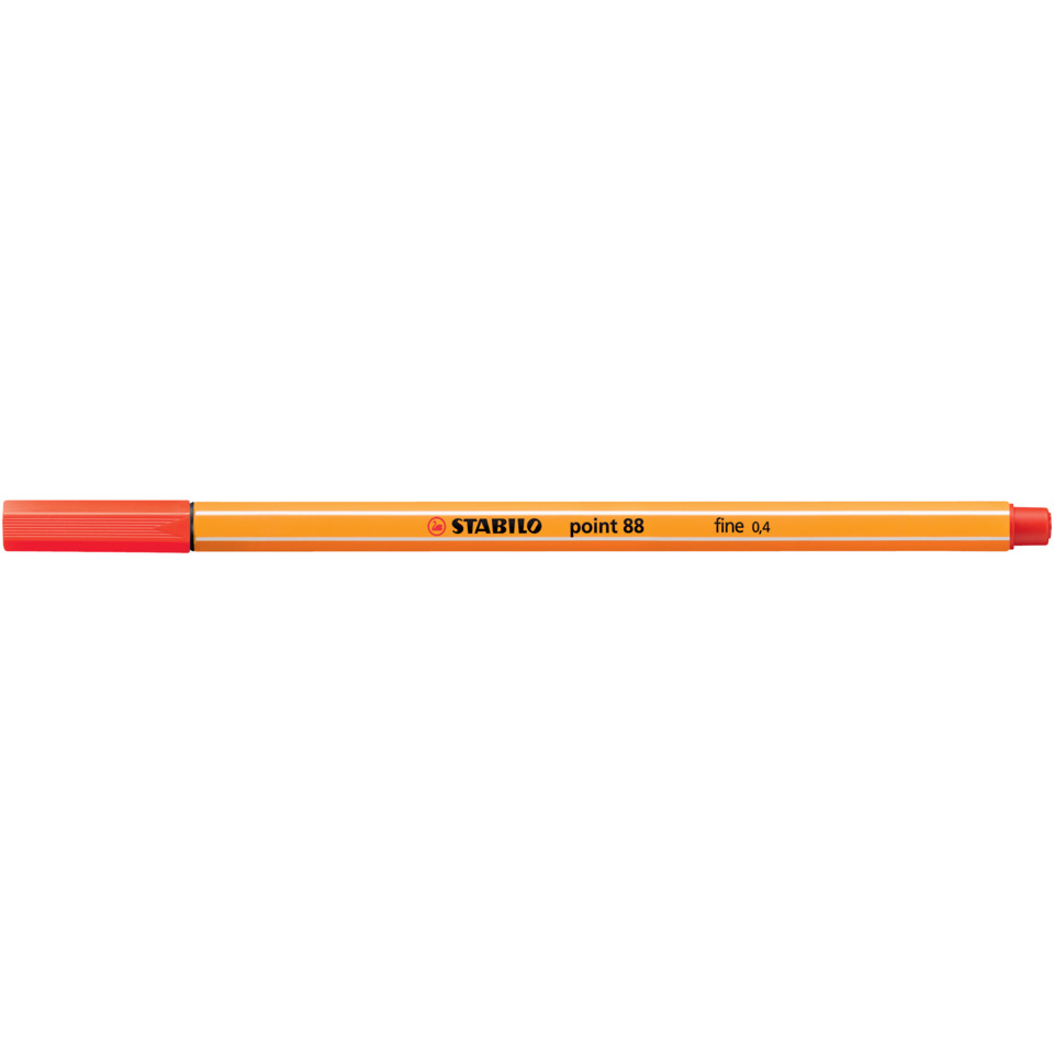 Filzstift, Marker, orange, feine Spitze, Stabilo point 88, marker, orange, Schreibwaren, Filzstift, Stabilo