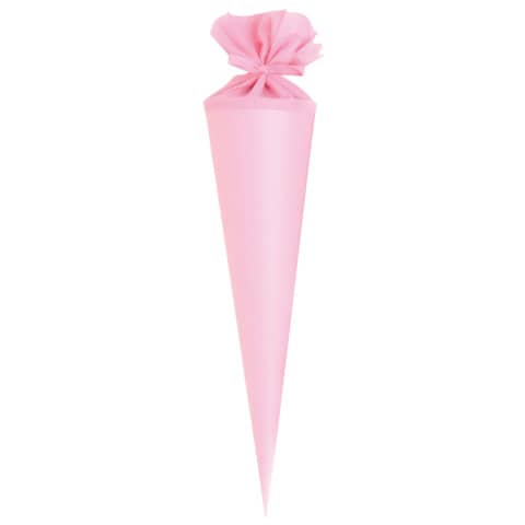 Bastelschultüte, Rohling, 70cm, Filzverschluss, rosa GOLDBUCH 97827