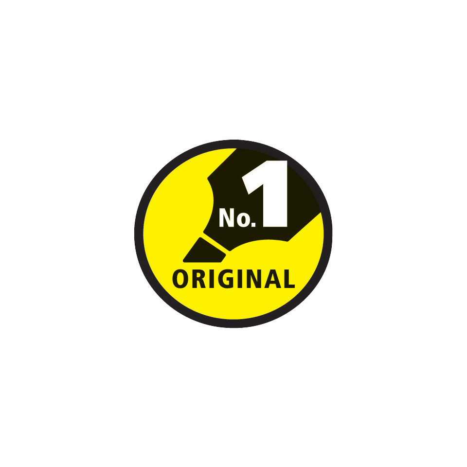 original, badge, gelb, runde, etikett