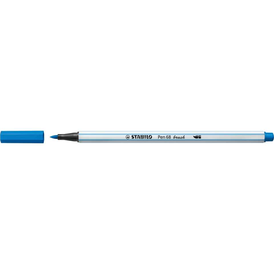 Klarinpen, Filzstift, Stabilo, Schreibset, Kugelschreiber-ähnlich, Marker, Pinsel, Blau, Stift, Stabilo