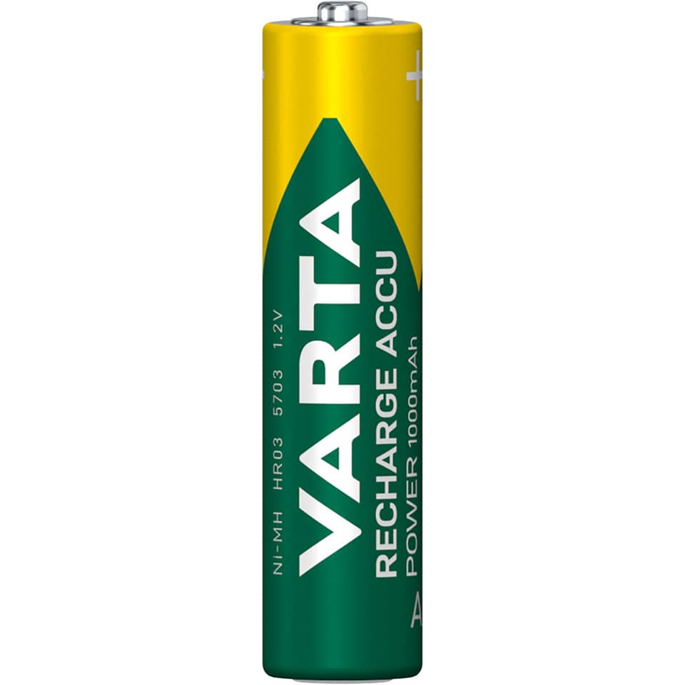 AA Batterie, Aufladebar, Power 1000mAh, 1,2V, AA-Größe