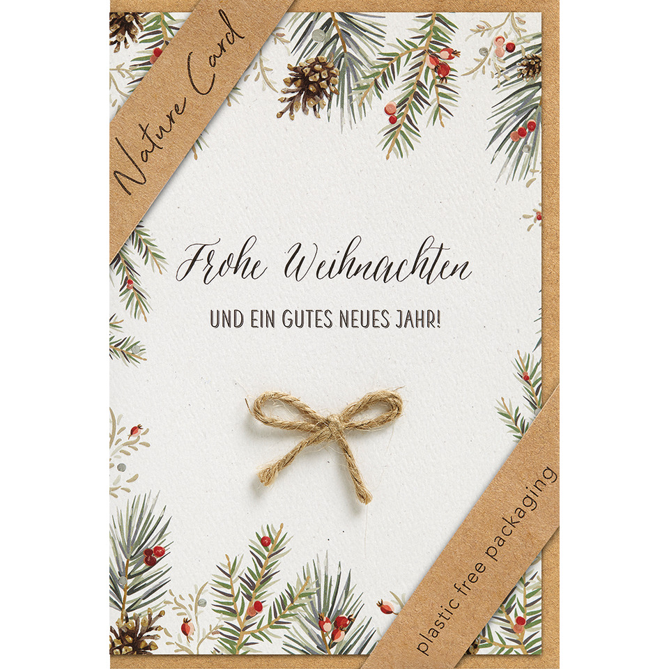 card, weihnachtskarte, grusskarte, verpackung, naturkarton