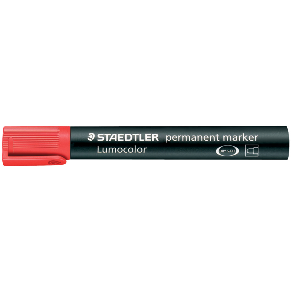 Permanentmarker Lumocolor®, Rundspitze, nachfüllbar, 2mm, rot STAEDTLER 352-2