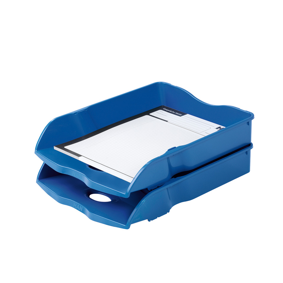 u Bildschirm-Organizer, A4 Ordnerhalter, Ringordner, Blau, Schreibtisch-Organizer