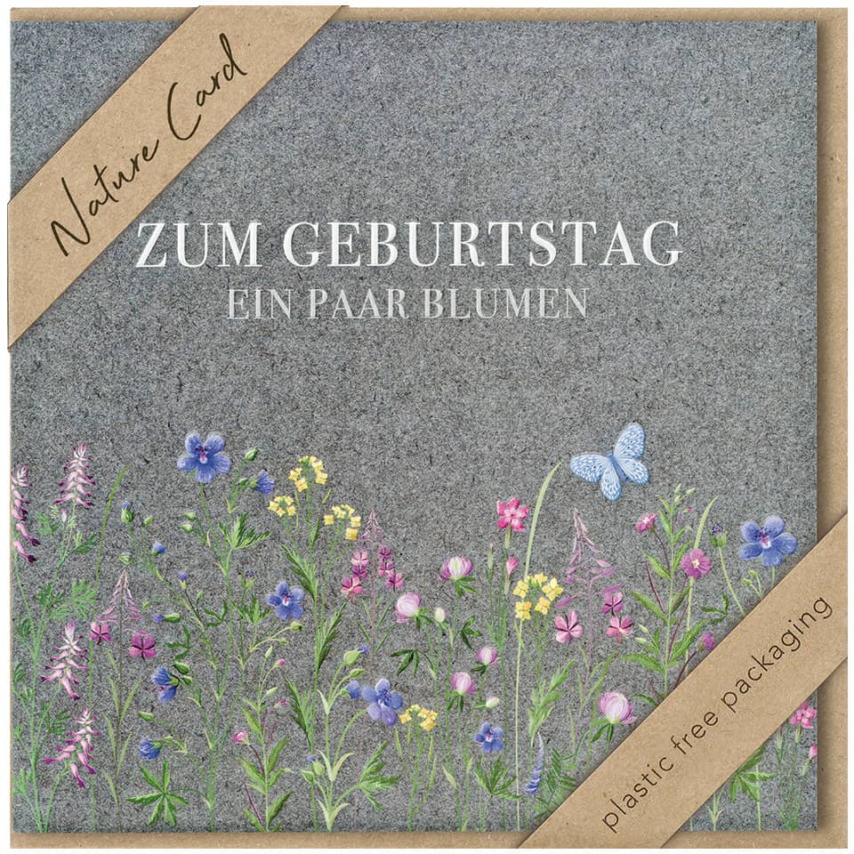 pflanzenmuster, blumen, gräser, zweckverpackung, naturkarton