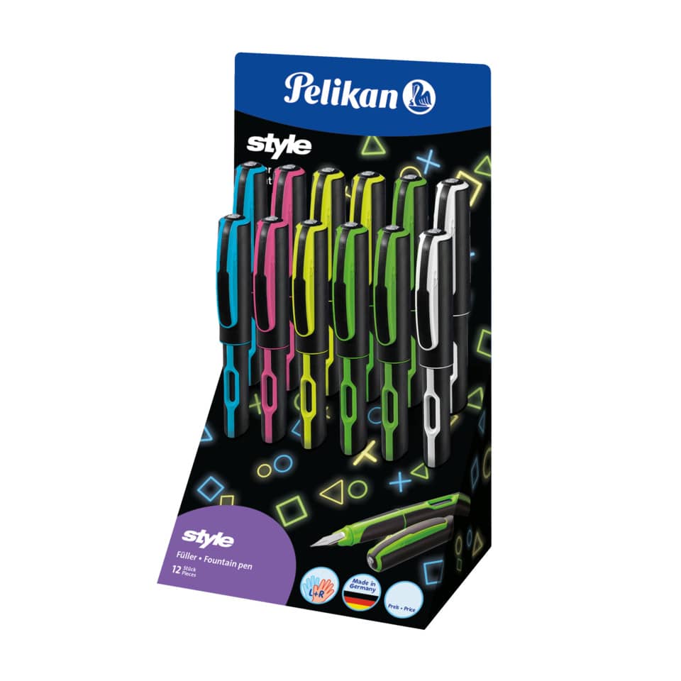 Display Füllhalter Style P57 M, farblich sortiert PELIKAN 300007899