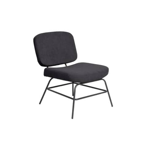 Sessel Curve, anthrazit/schwarz PAPERFLOW FTCURV.01.11