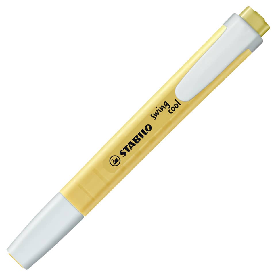 highlighter, gelb, plastic, kapillar, stabilo
