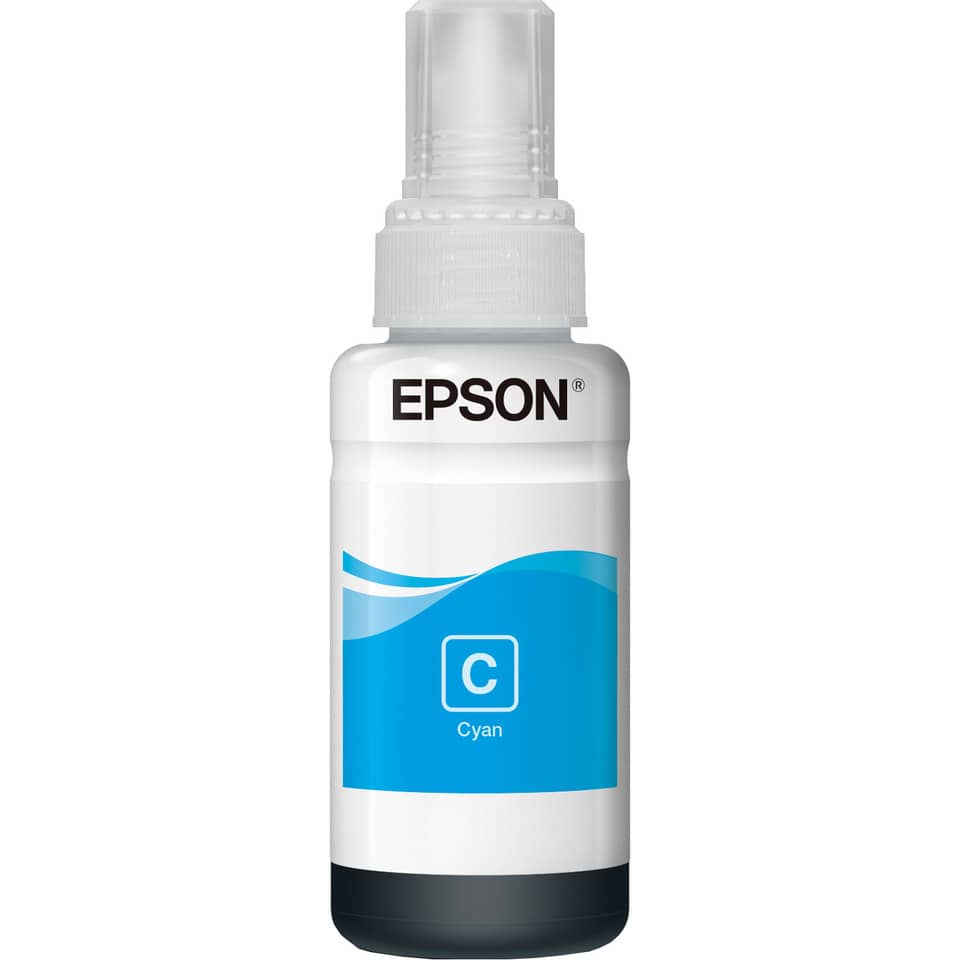 Tintenflasche, Cyan, Epson, Patronen, Tintenbehälter