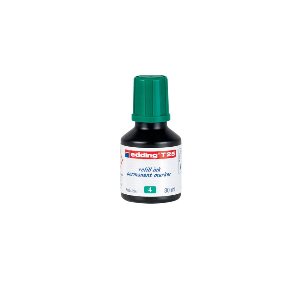 Nachfülltinte Permanentmarker, 30ml, grün EDDING 4-T25004