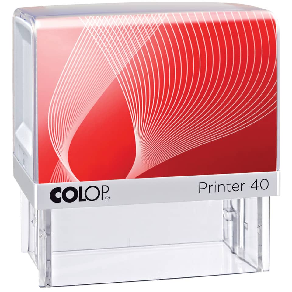 Klebe-Stempel, Tintenkissen, Drucker-Patrone, Tintenstempel, Colop Printer 40