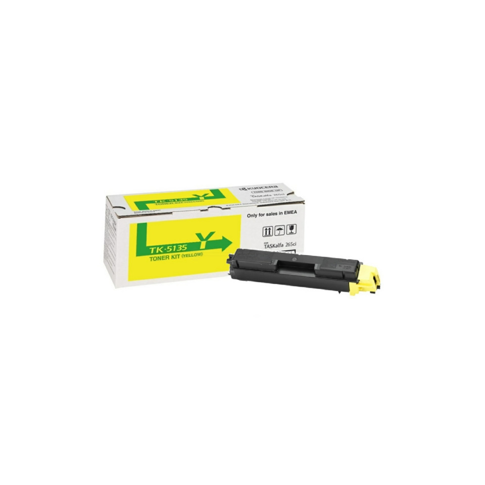 Tonerkassette, Toner Kit, Gelb, TK-5135, Kompatibel, Toner, Tonerpatrone, Gelber Toner, TK-5135, Druckerpatrone