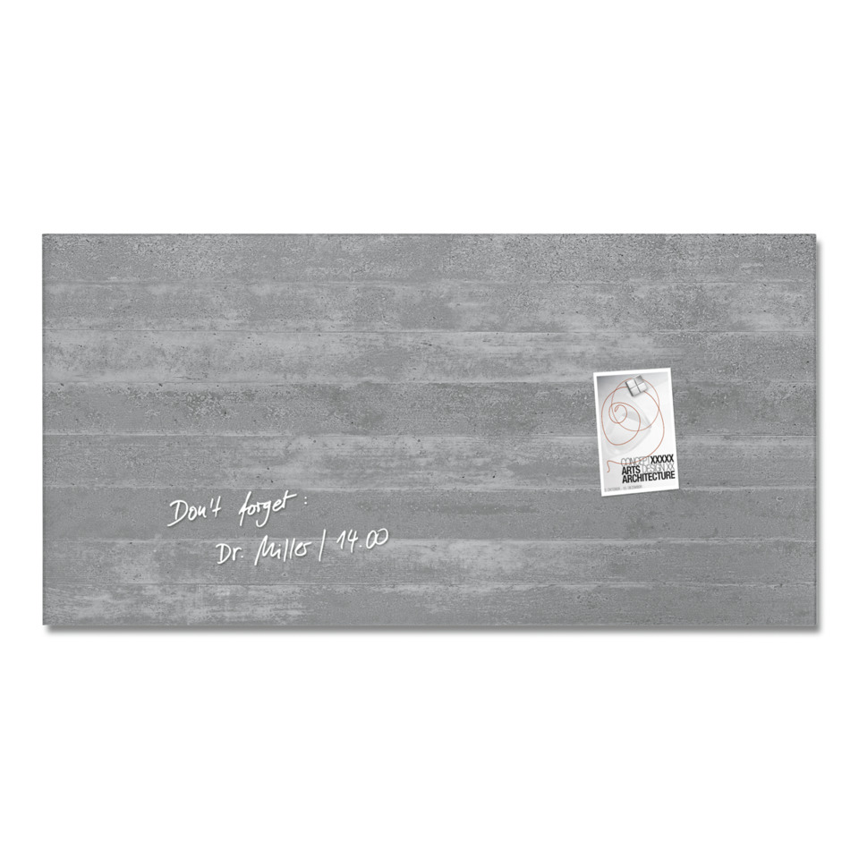 concrete, grey, rectangular, poster, text on surface