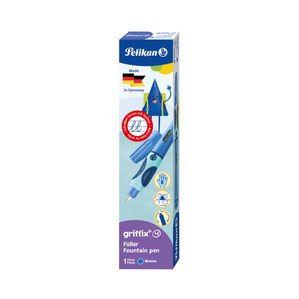 Patronenfüller griffix® A - Rechtshänder, blau PELIKAN 300008680