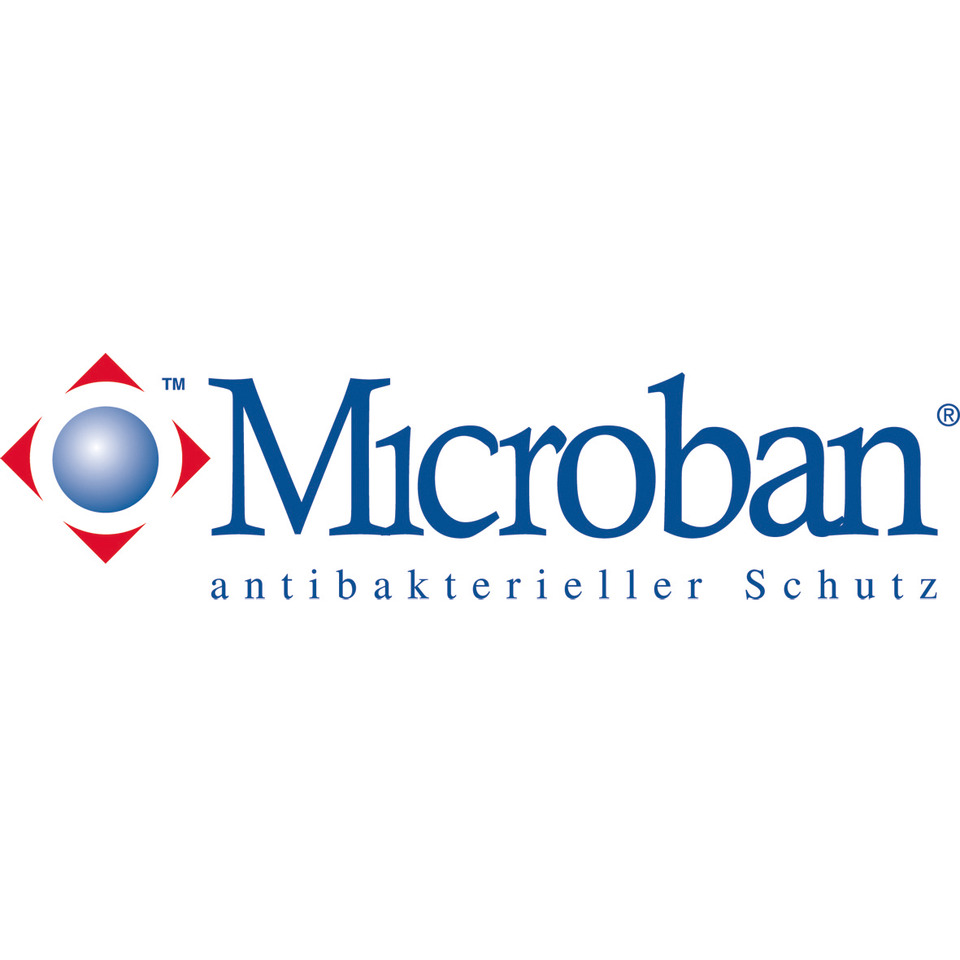 antibakteriell, Schutz, Mikroban, Logo, Markenzeichen