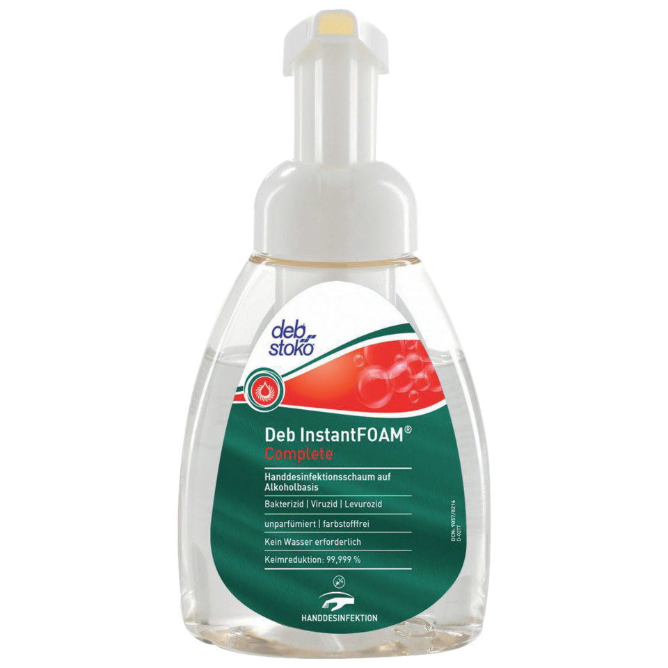 Desinfektionsschaum, Handdesinfektion, Alkoholfrei, Bakterizid, Keimreduktion 99,999%