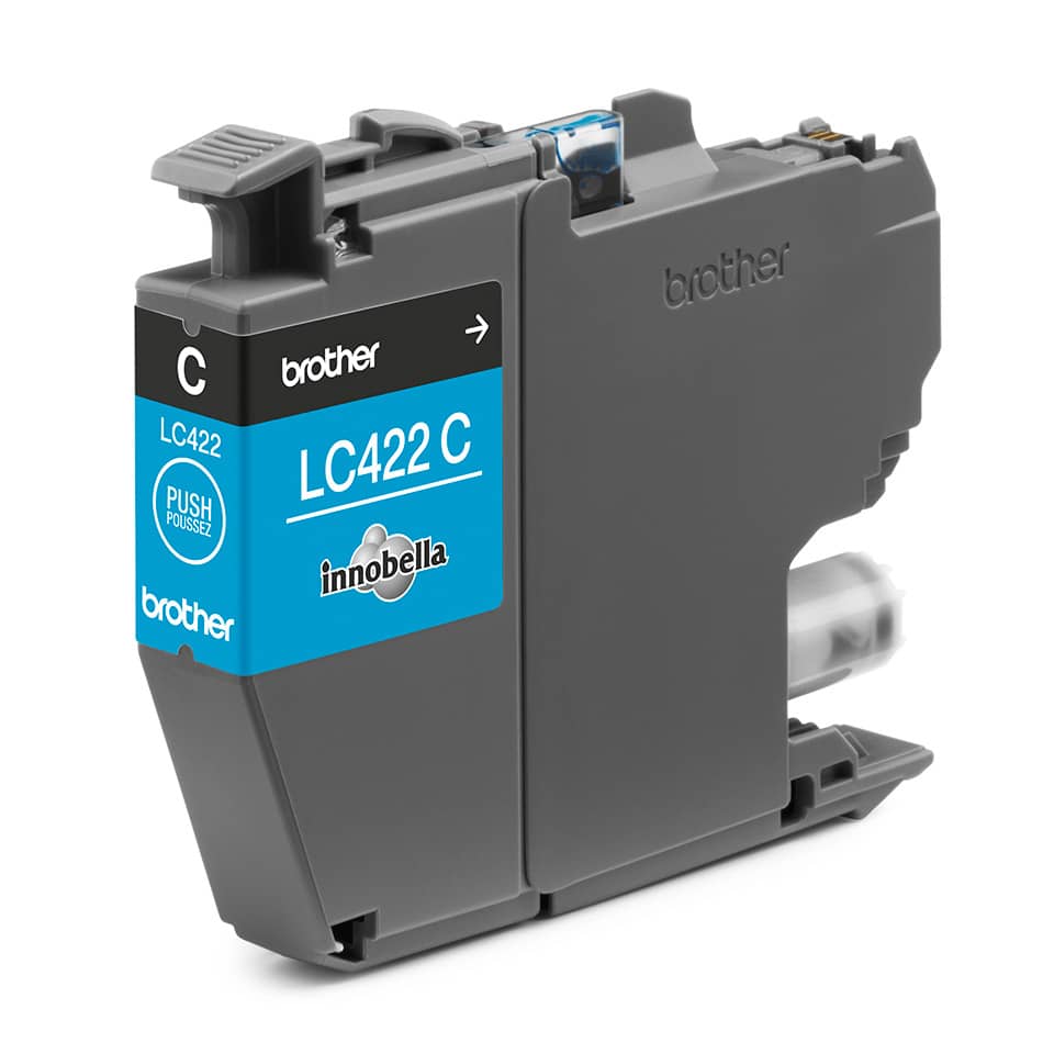 Tintenpatrone, LC422 C, Brother, Kassette, Printer-Tinte