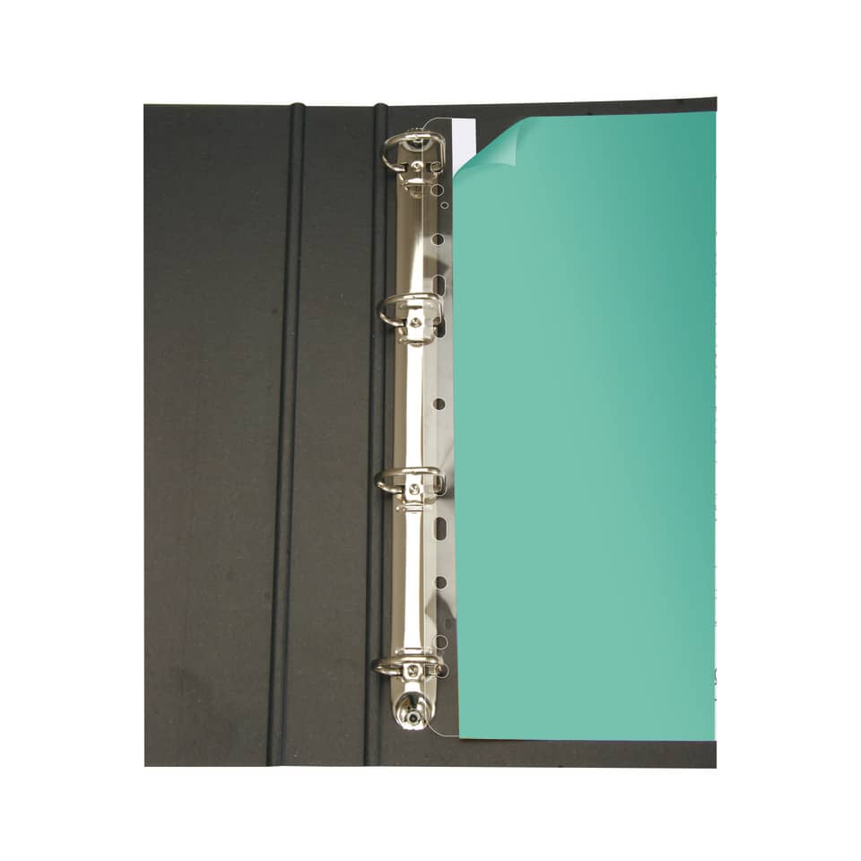 Ordner, 3-Ring-Binder, Präsentationsmappe, Binder mit Kunststofffolie, Ringmechanik