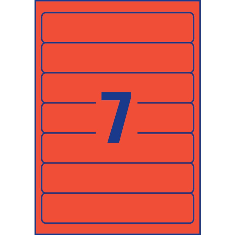 poster, orange, number seven, stripe, labels