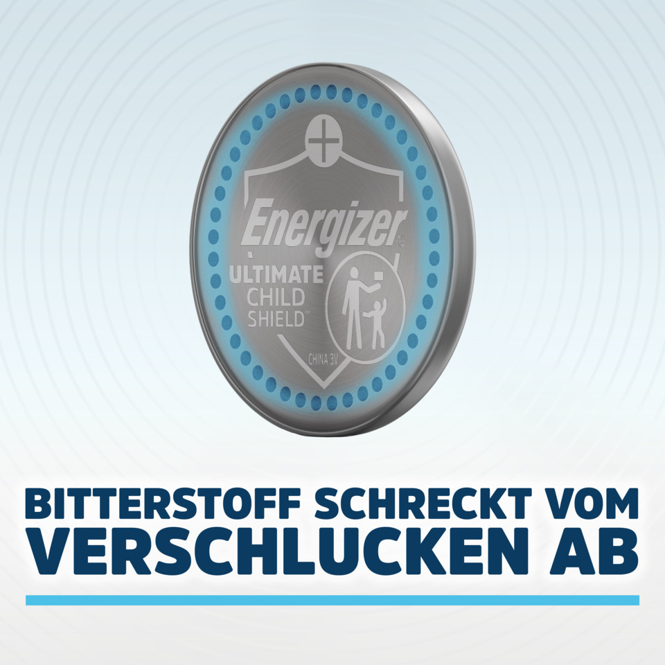Energizer, Ultimate Child Shield, Coin, Batterie, CR2032
