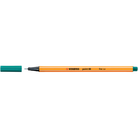 Fineliner point 88®, 0,4 mm, türkisblau STABILO 88/51