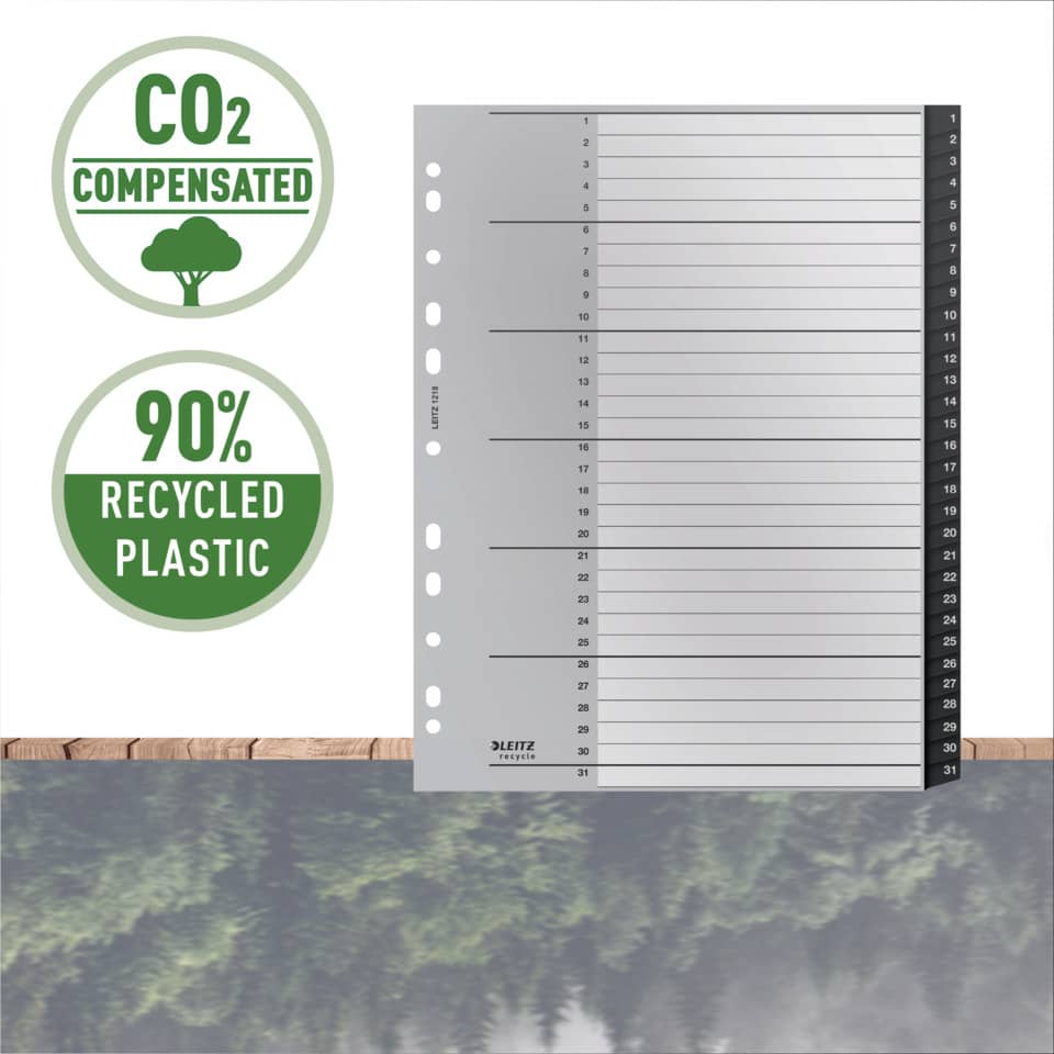 recyceltes Plastik, CO2 kompensiert, Planer, Kalender, Bürozubehör