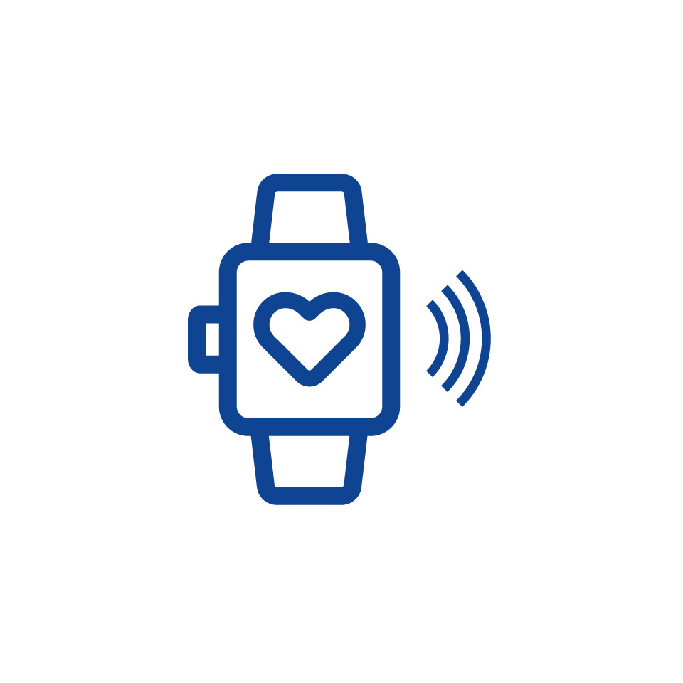 smartwatch, herz, uhr, tragbar, sensor