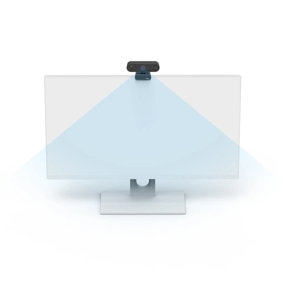 monitor, webcam, video conferencing, white, mount