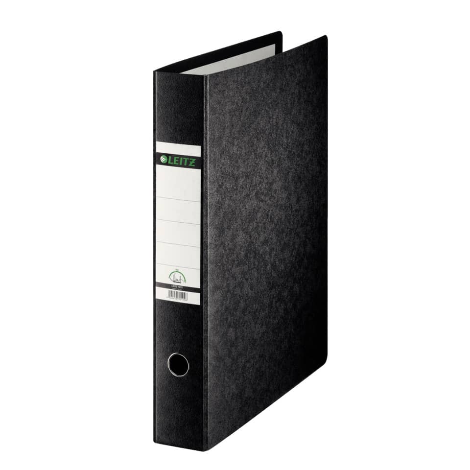 Ordner, Ringbuch, A4, Kunstleder, Schwarz