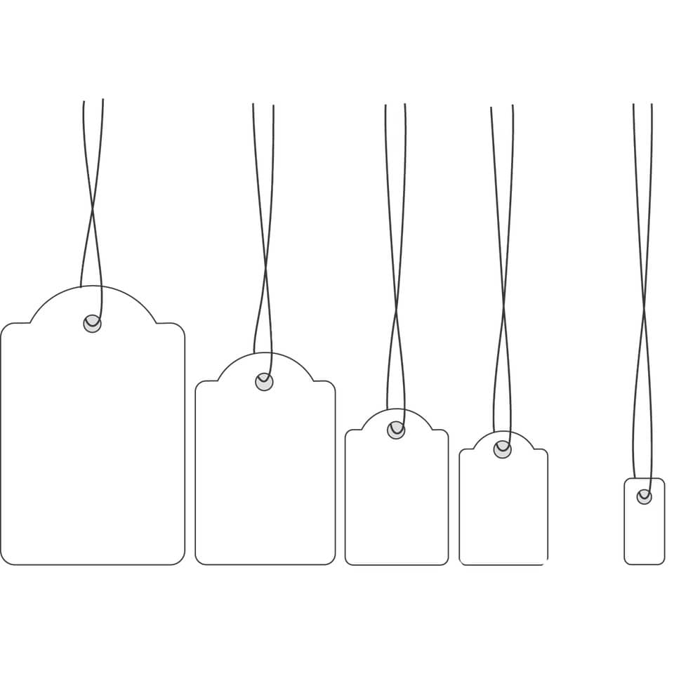 Tags, labels, stationery, tag labels, card tags
