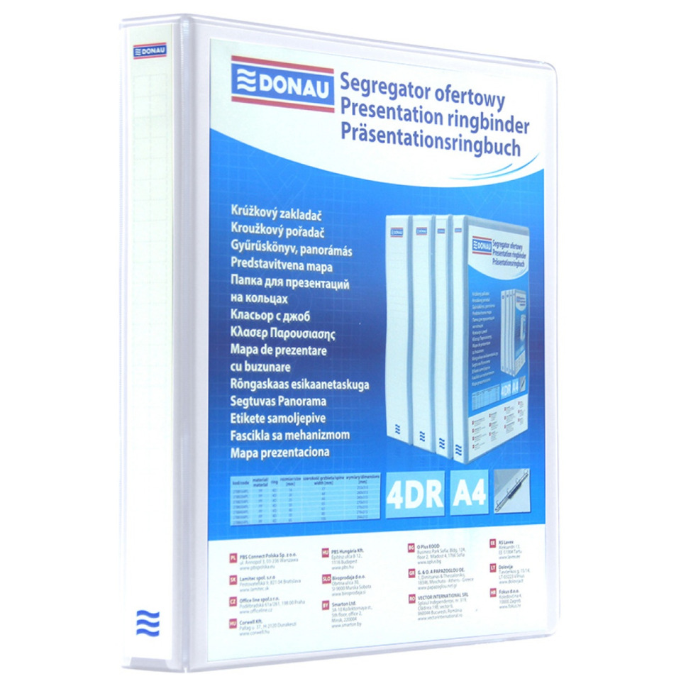ringbinder, presentation, 4DR, A4, binders