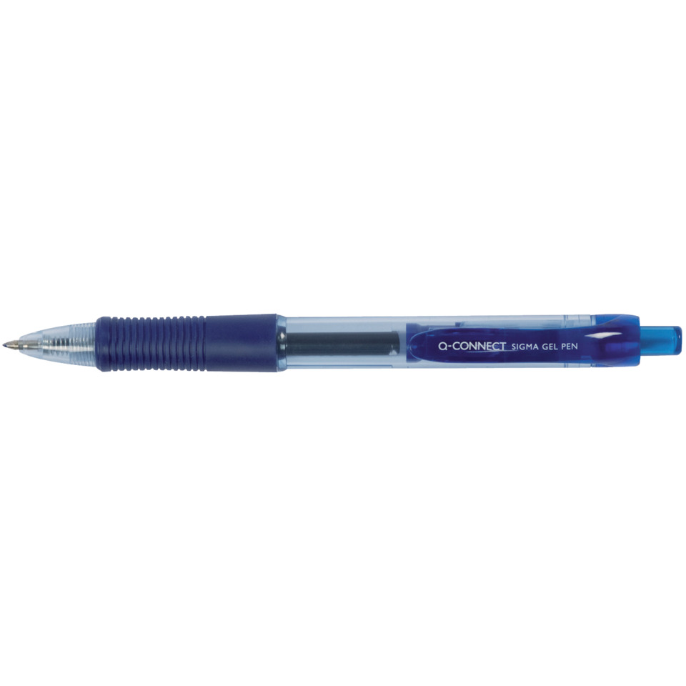 Gelschreiber Sigma 0,5 mm blau Q-CONNECT KF00382 Stift