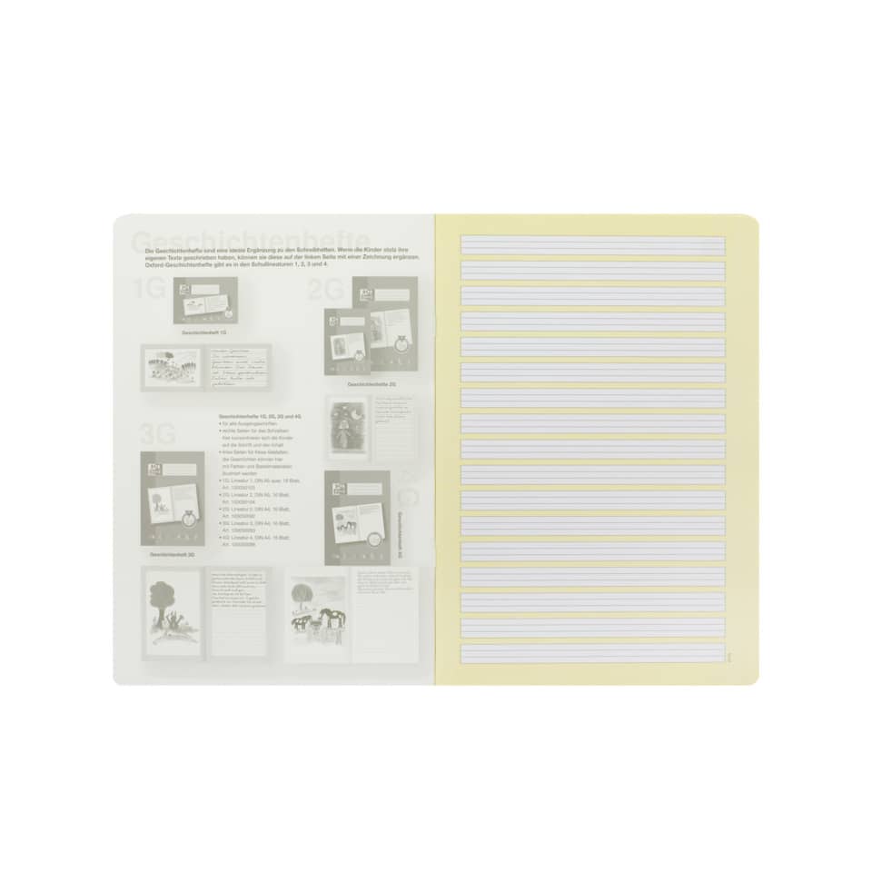 Notizbuch, Linierblätter, Gelb, Umschlag, Seiten