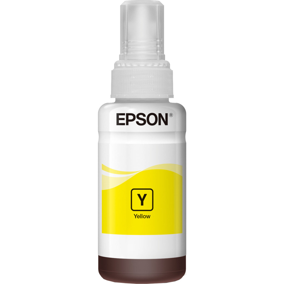 Tintenflasche, Yellow, Epson, Tinte, Spritze