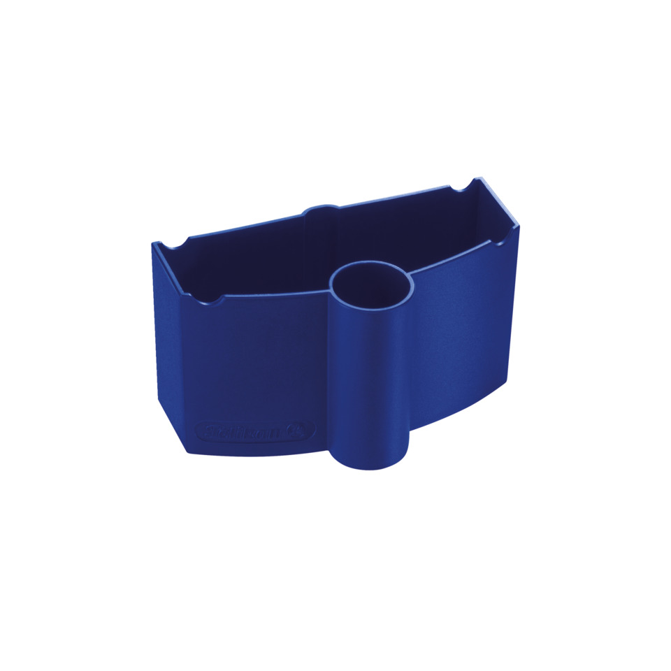 blau, Kunststoff, Halter, Clip, zylindrisch