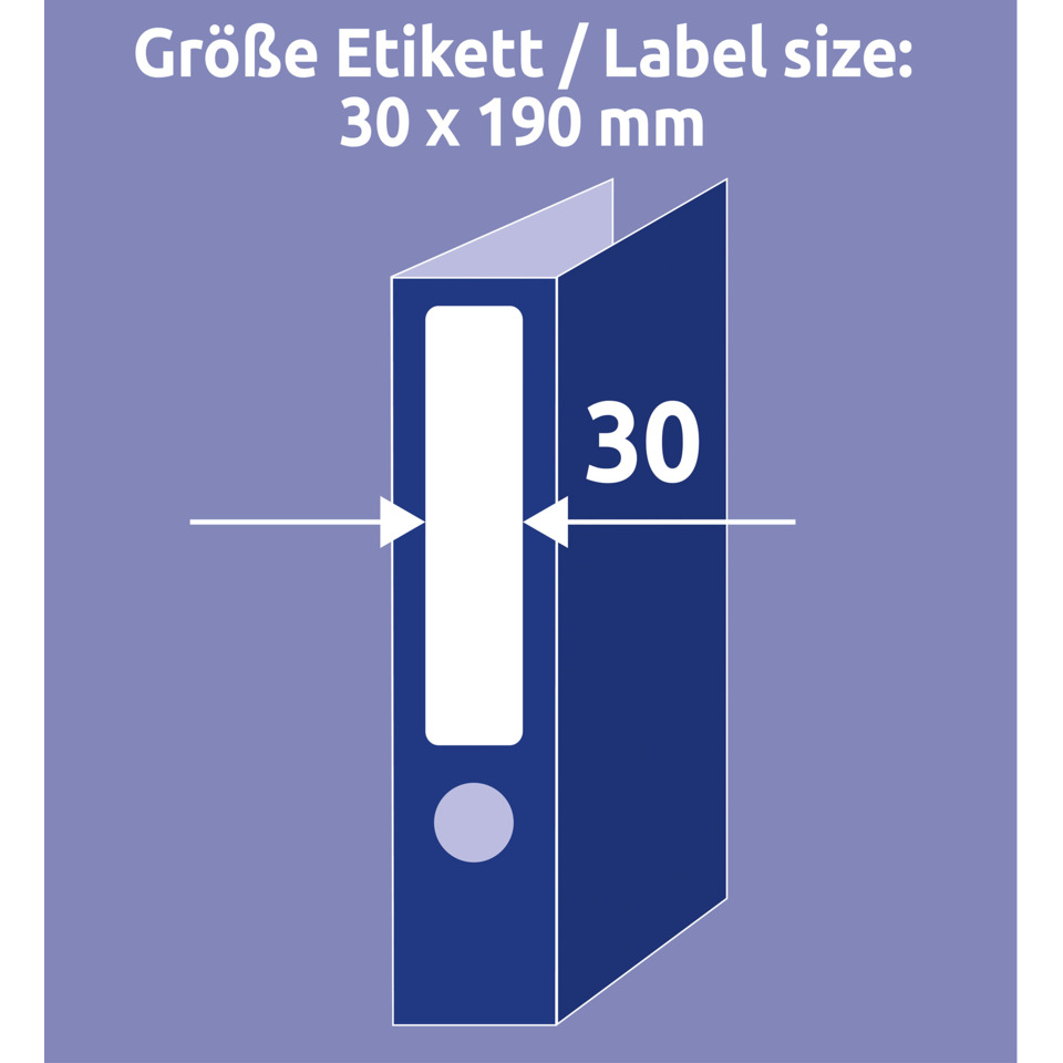 Ordner, A4/30 mm, Aktenordner, Bindearmende Kasette, Kartonordner