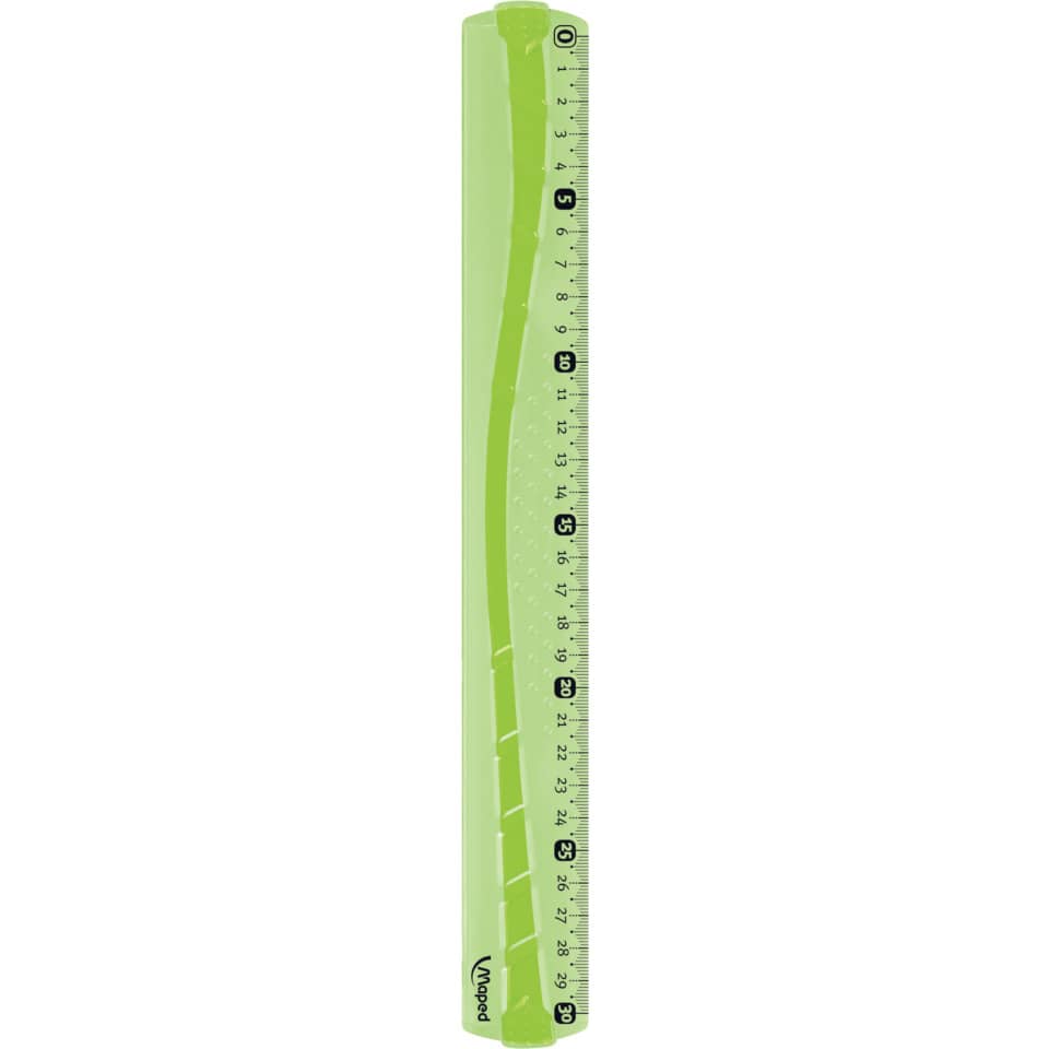 Taschenmesser?, Maßband, Lineal, Grüner Kunststoff, Riemenmaß