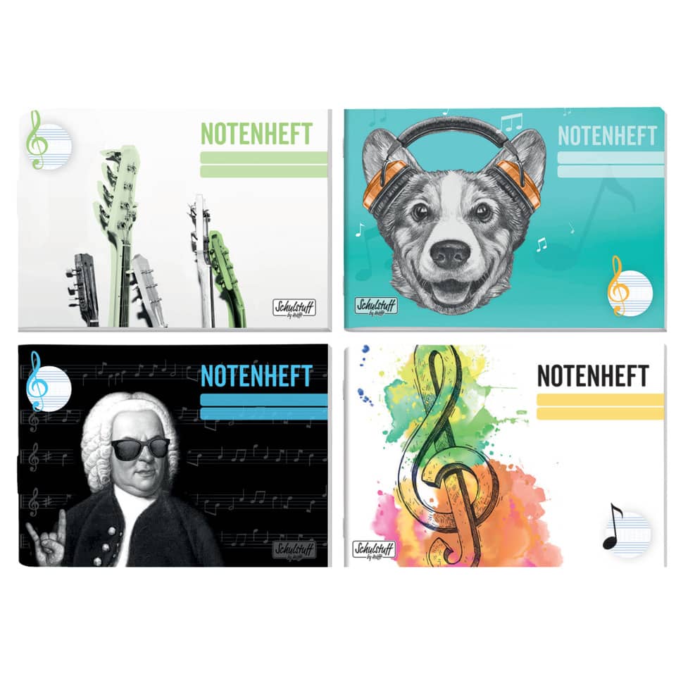 Notenheft, Gitarre, Hund, Musikinstrument, Notenblätter